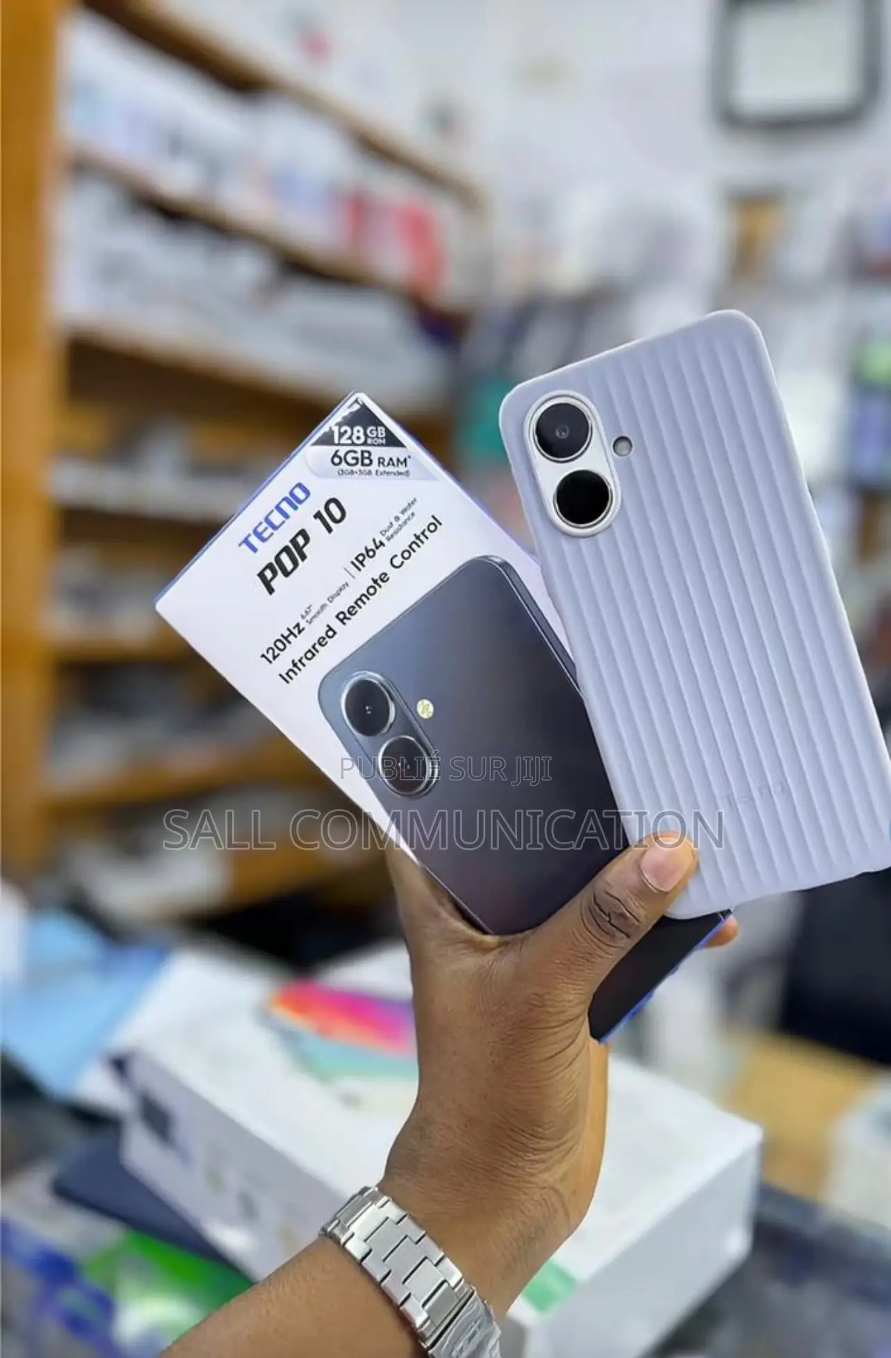 New Tecno Pop 10 64 GB Noir