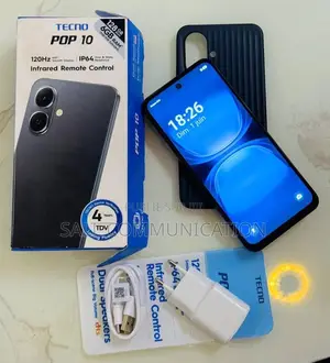 New Tecno Pop 10 64 GB Noir