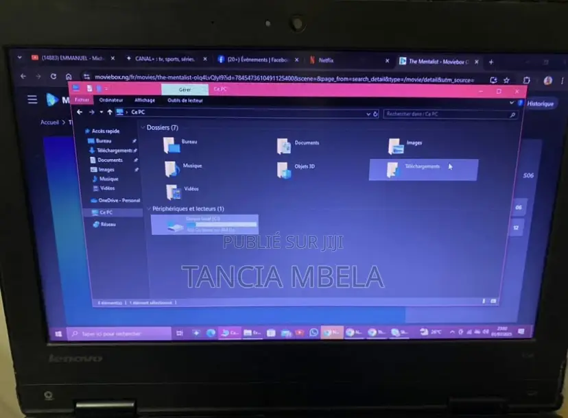 Ordinateur Portable Lenovo ThinkPad 11e 4GB Intel Celeron SSD 128GB