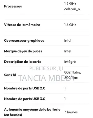 Ordinateur Portable Lenovo ThinkPad 11e 4GB Intel Celeron SSD 128GB