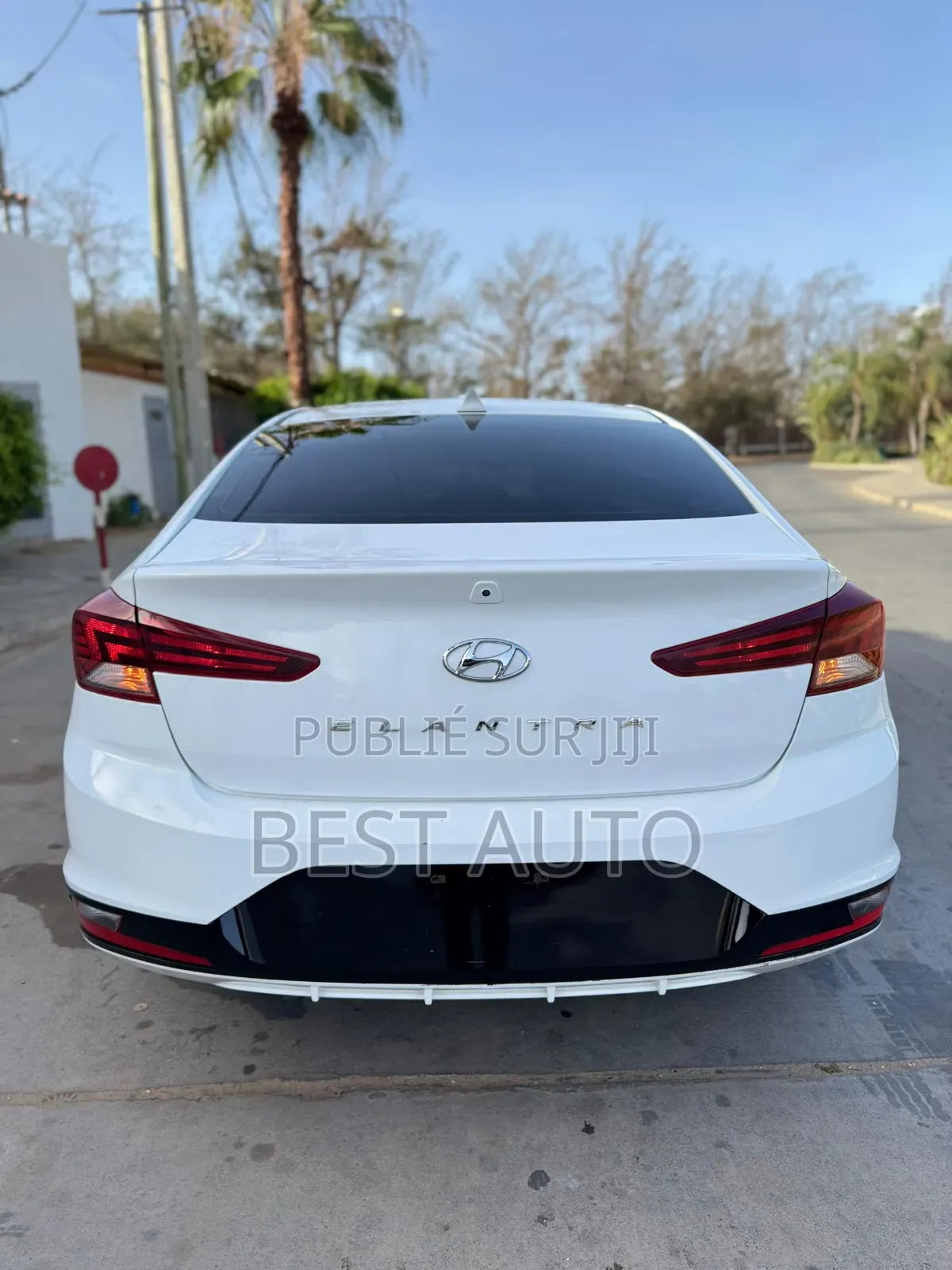 Hyundai Elantra 2019 Blanc