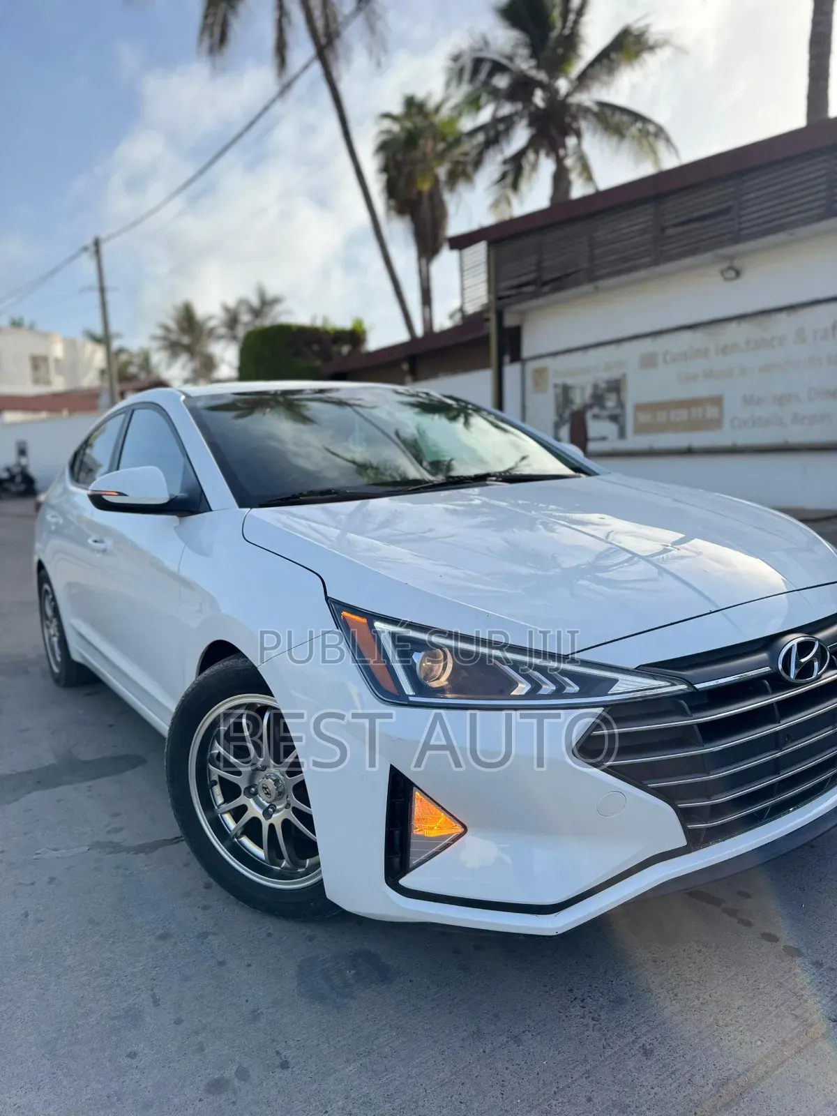 Hyundai Elantra 2019 Blanc