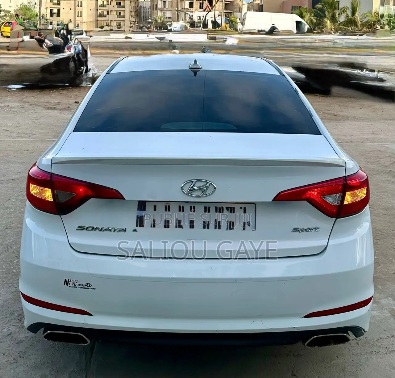 Hyundai Sonata 2016 Blanc