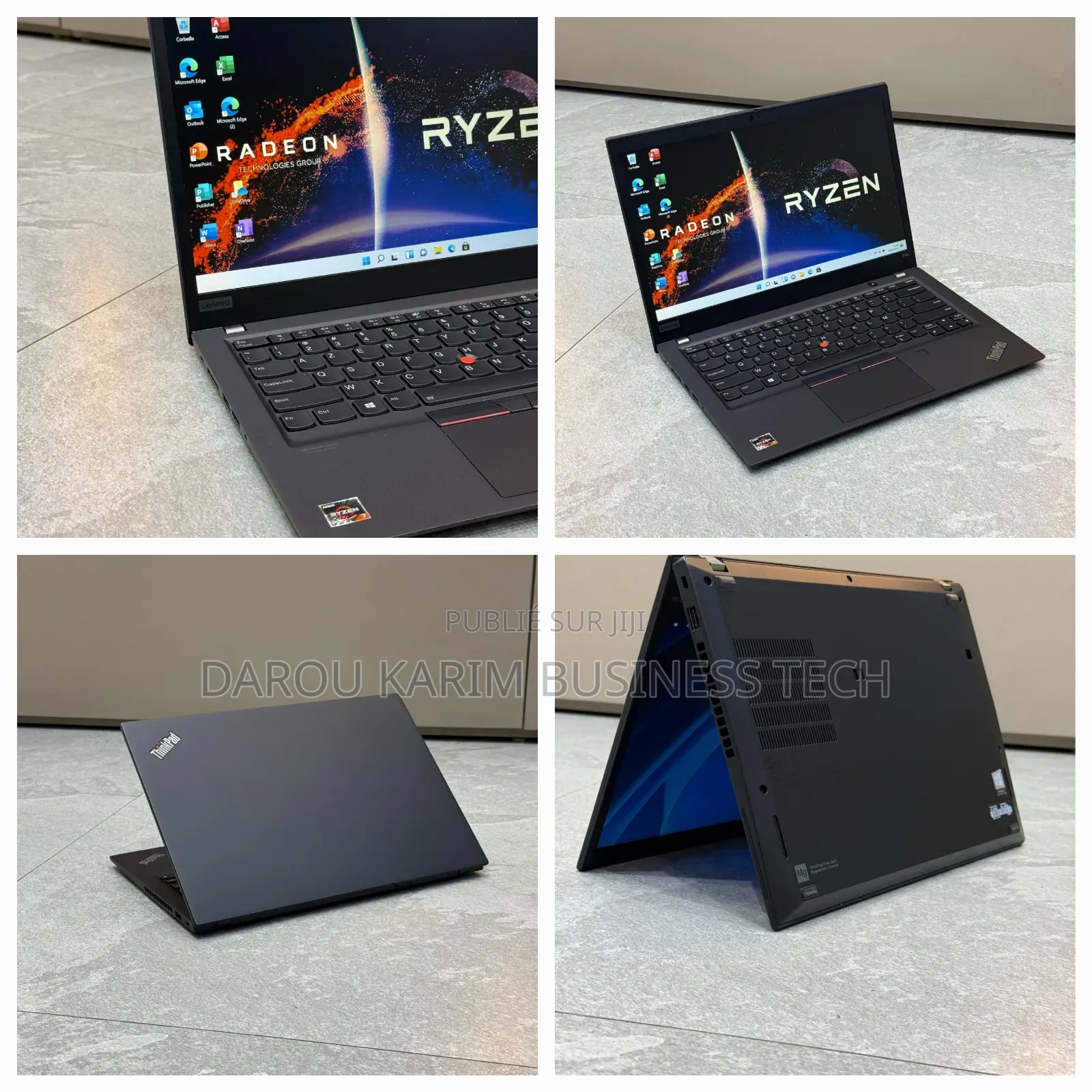 New Ordinateur Portable Lenovo ThinkPad T14 16GB AMD Ryzen 7 SSD 512GB