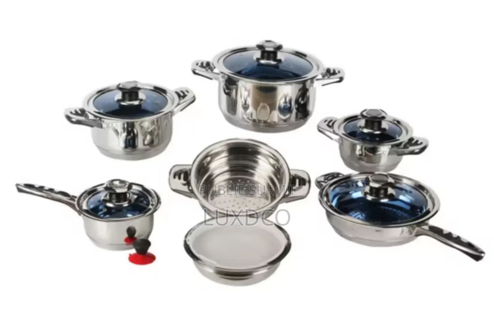 Ensemble Marmite Anti Adhésif Bonne Qualité.