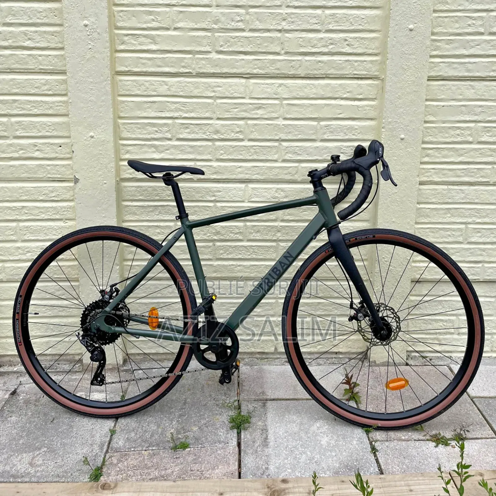 Gravel Triban 120 Microshift V10 Vert