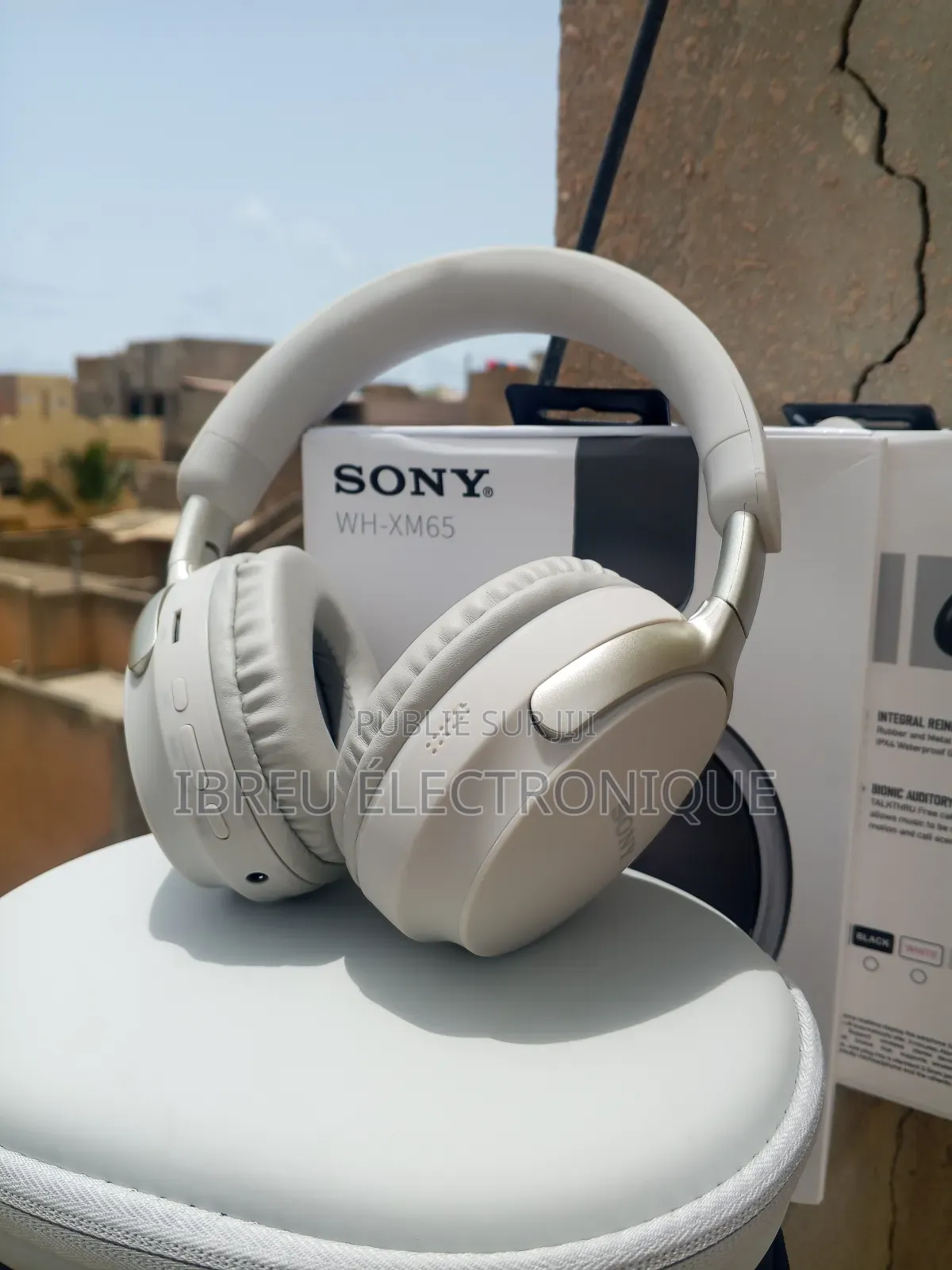  Casque Sony Wh-Xm65 – Avec Sacoche De Transport À 10.000f