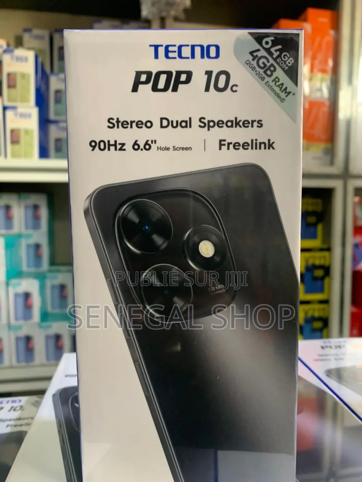 New Tecno Pop 10C 64 GB Black
