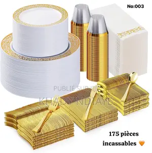 Vaisselle Incassable 175 Pièces