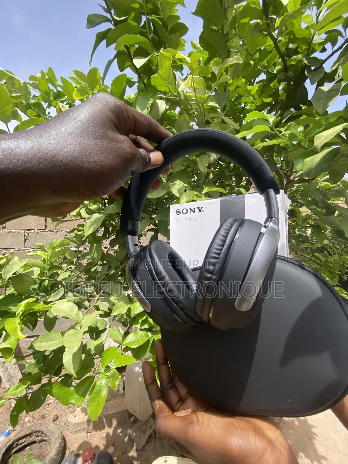 Casque Sony Wh-Xm65 – Avec Sacoche De Transport À 10.000r