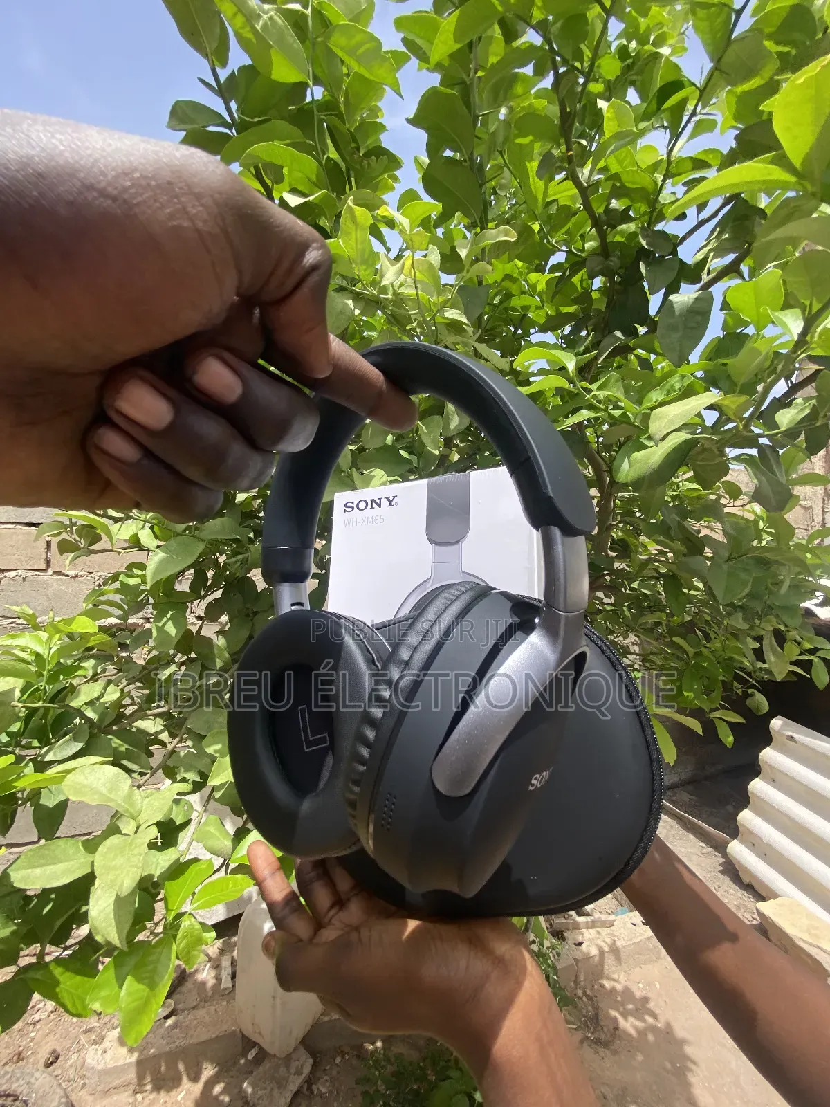 Casque Sony Wh-Xm65 – Avec Sacoche De Transport À 10.000r