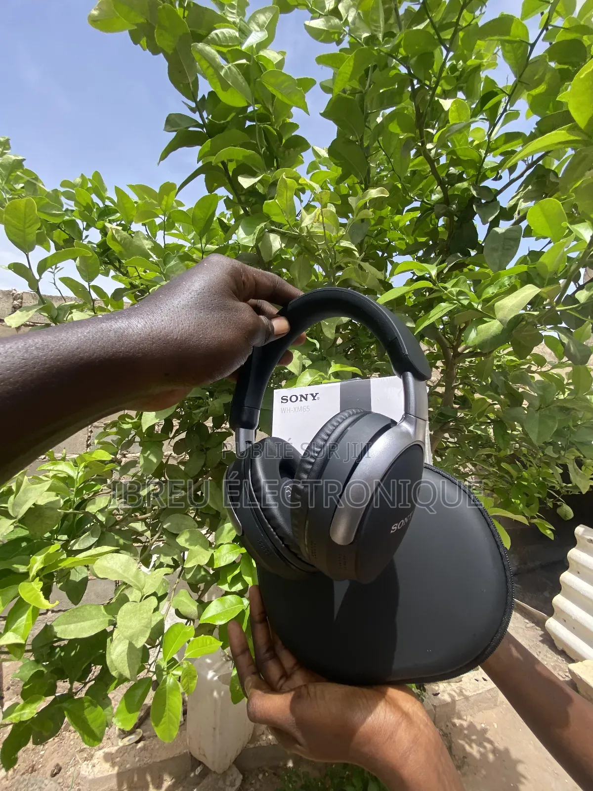 Casque Sony Wh-Xm65 – Avec Sacoche De Transport À 10.000r