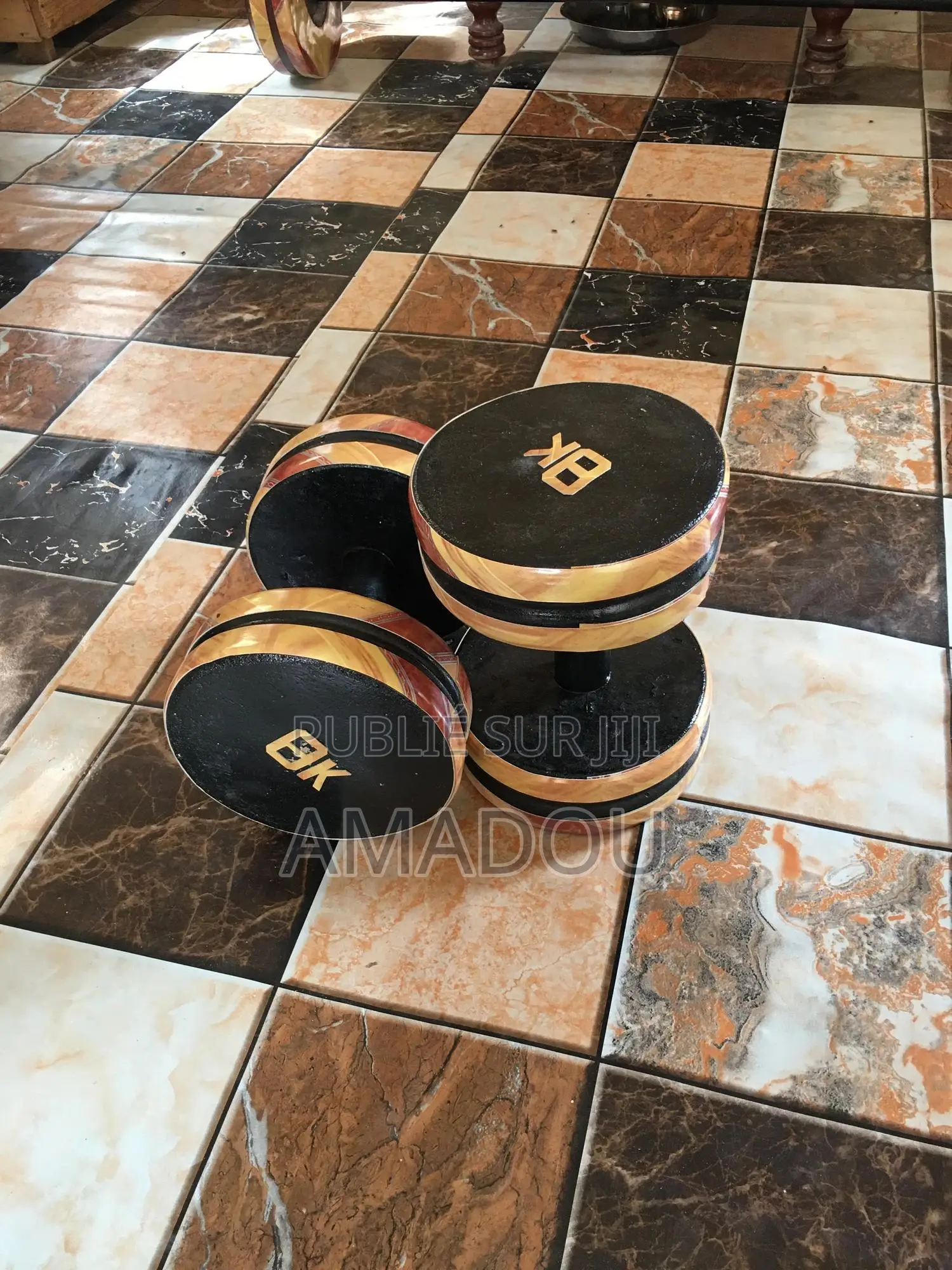 Paire D’Haltère Local : 6kg, 8kg, 10kg, 12kg Et 15kg.