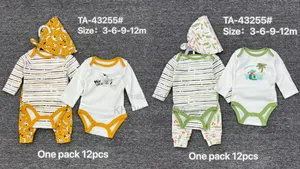 Photo - Ensemble 4 PCS 2 Bodys Pantalons Bonnet