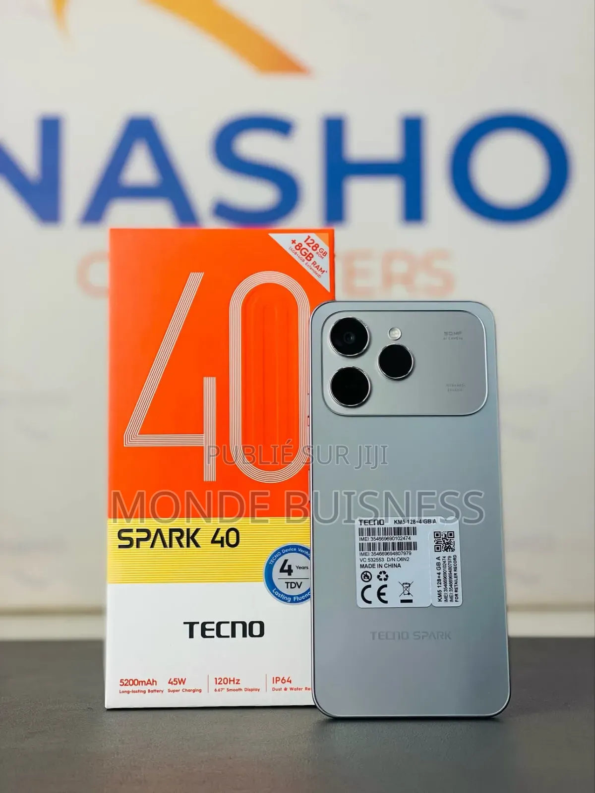 New Tecno Spark 40 256 GB Orange