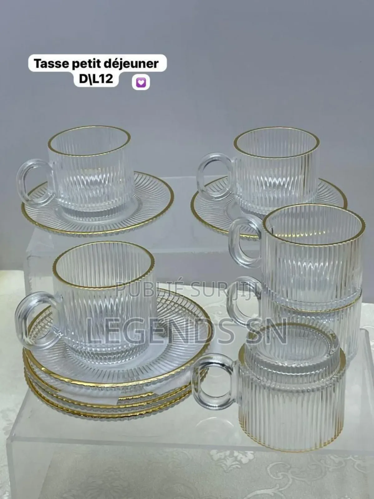 6 Tasse Petit Déjeuner Et 6 Sous Tasse