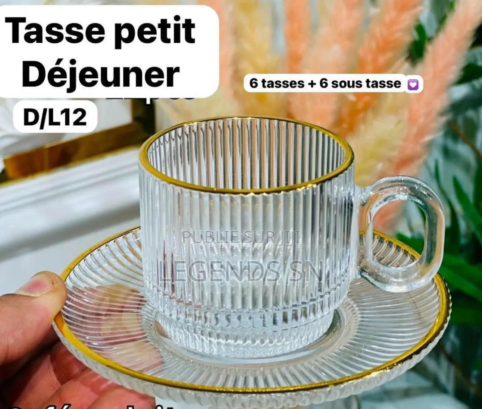 6 Tasse Petit Déjeuner Et 6 Sous Tasse