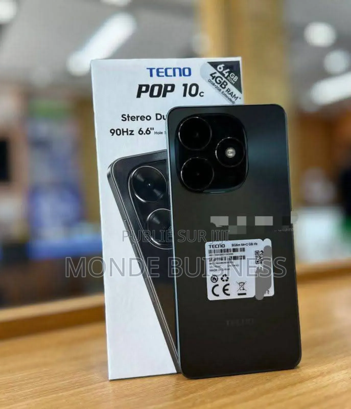New Tecno Pop 10 128 GB Blanc