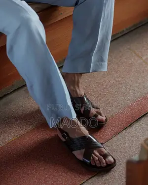 Chaussures Crochet en Cuir