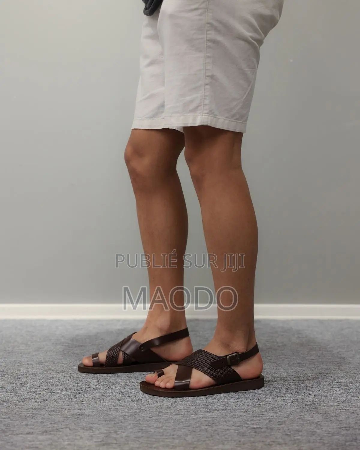 Chaussures Crochet en Cuir