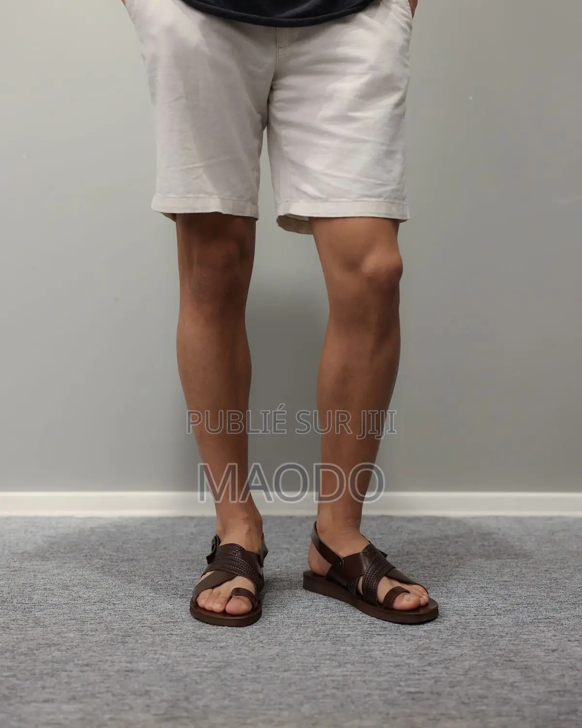 Chaussures Crochet en Cuir