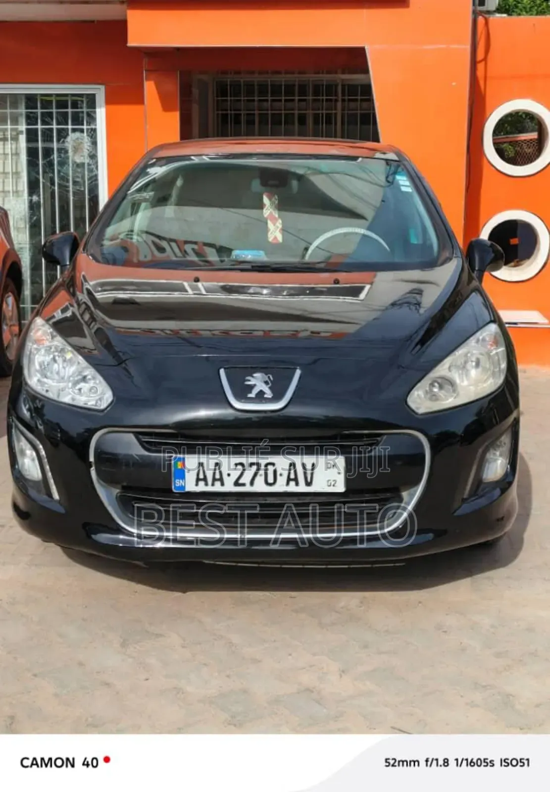 PEUGEOT 308 2012 Noir