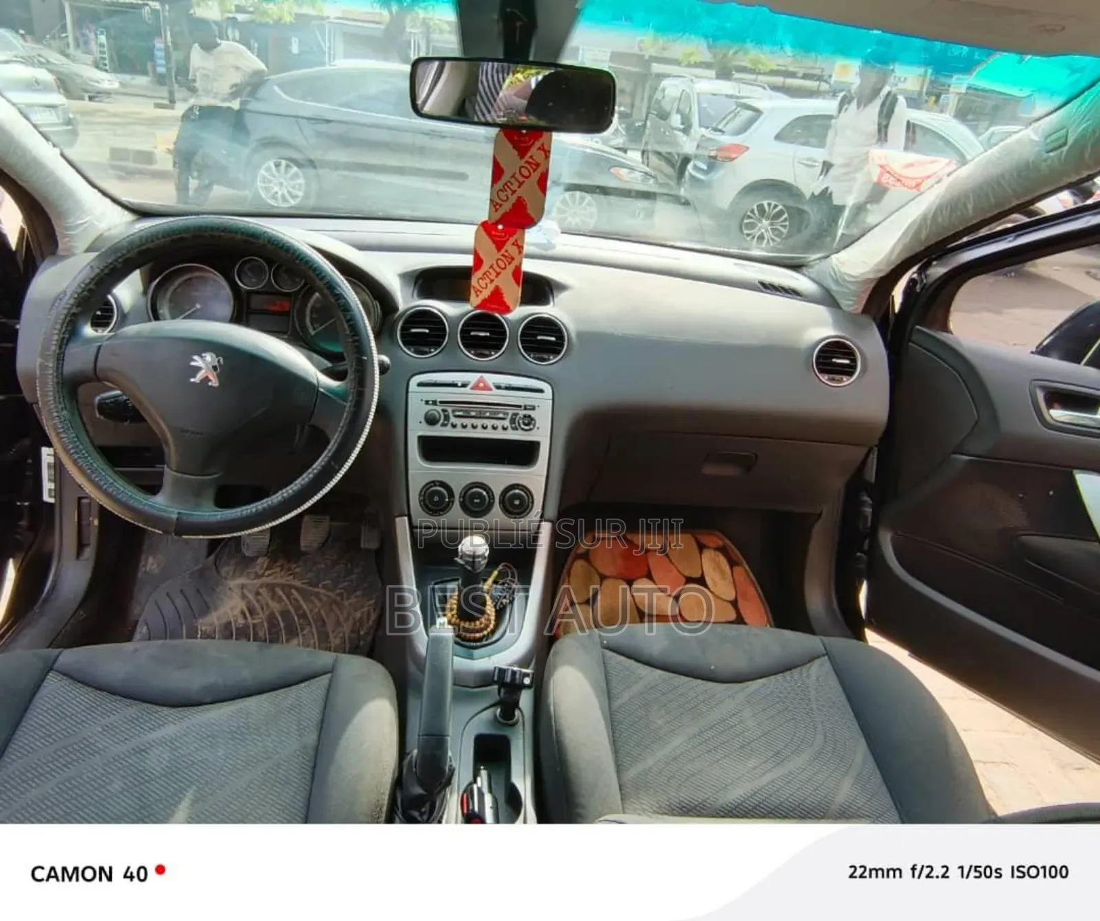 PEUGEOT 308 2012 Noir