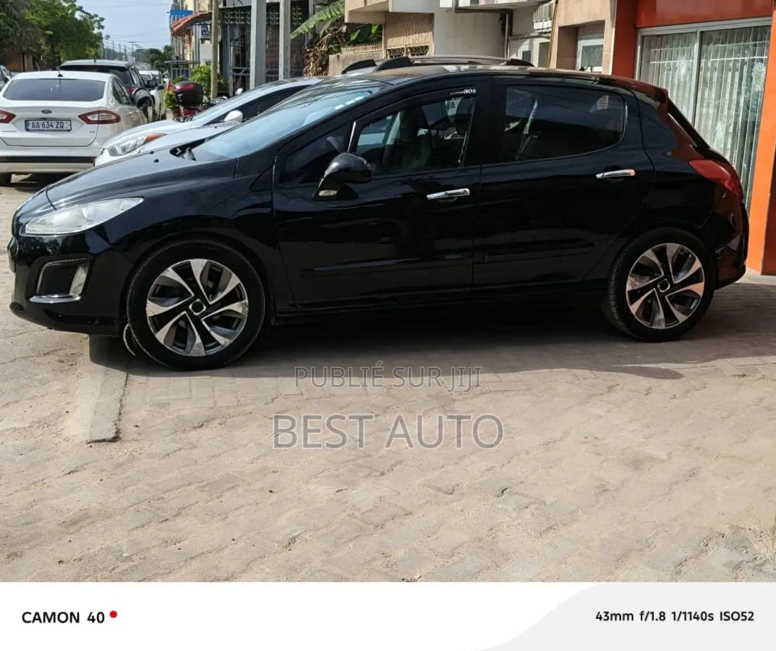 PEUGEOT 308 2012 Noir