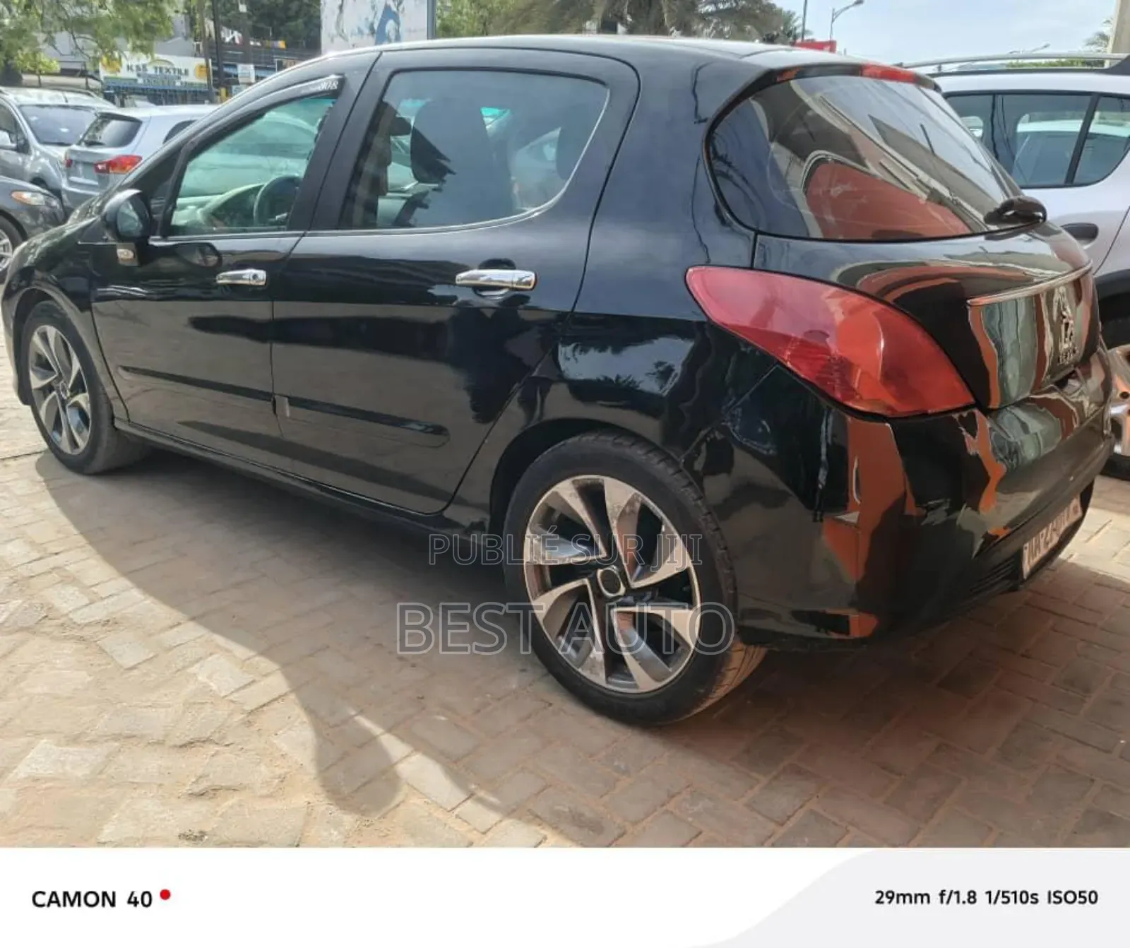 PEUGEOT 308 2012 Noir