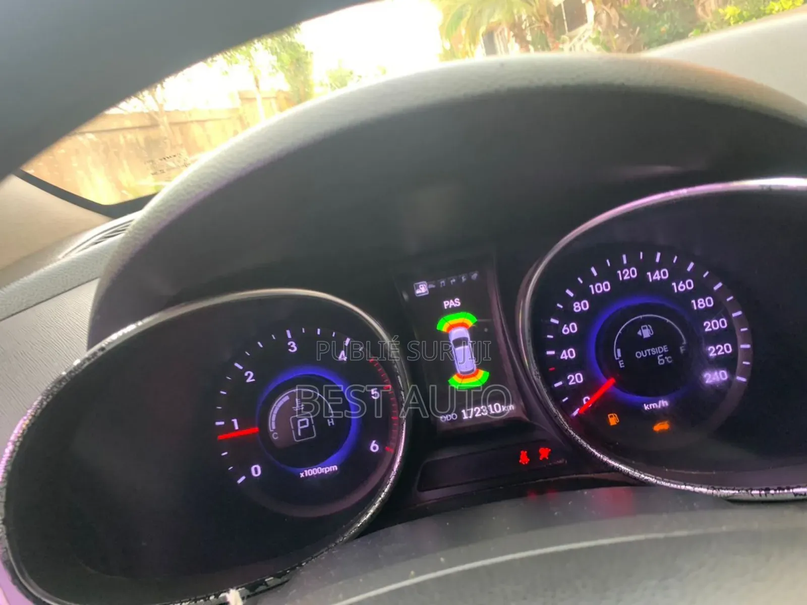 Hyundai Santa Fe 2013 Bleu