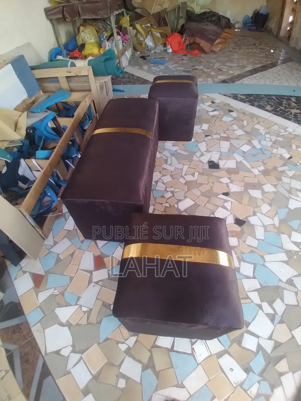 Pouf 5place Disponibles Couleur Marron