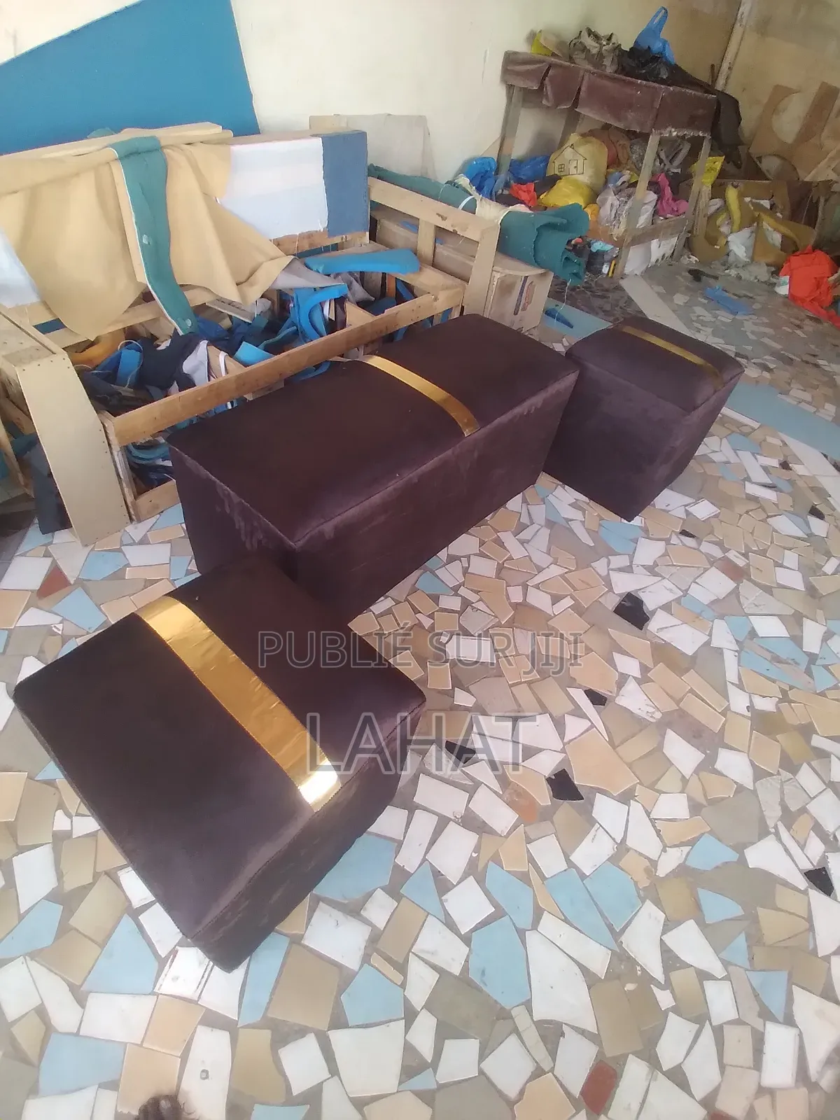 Pouf 5place Disponibles Couleur Marron