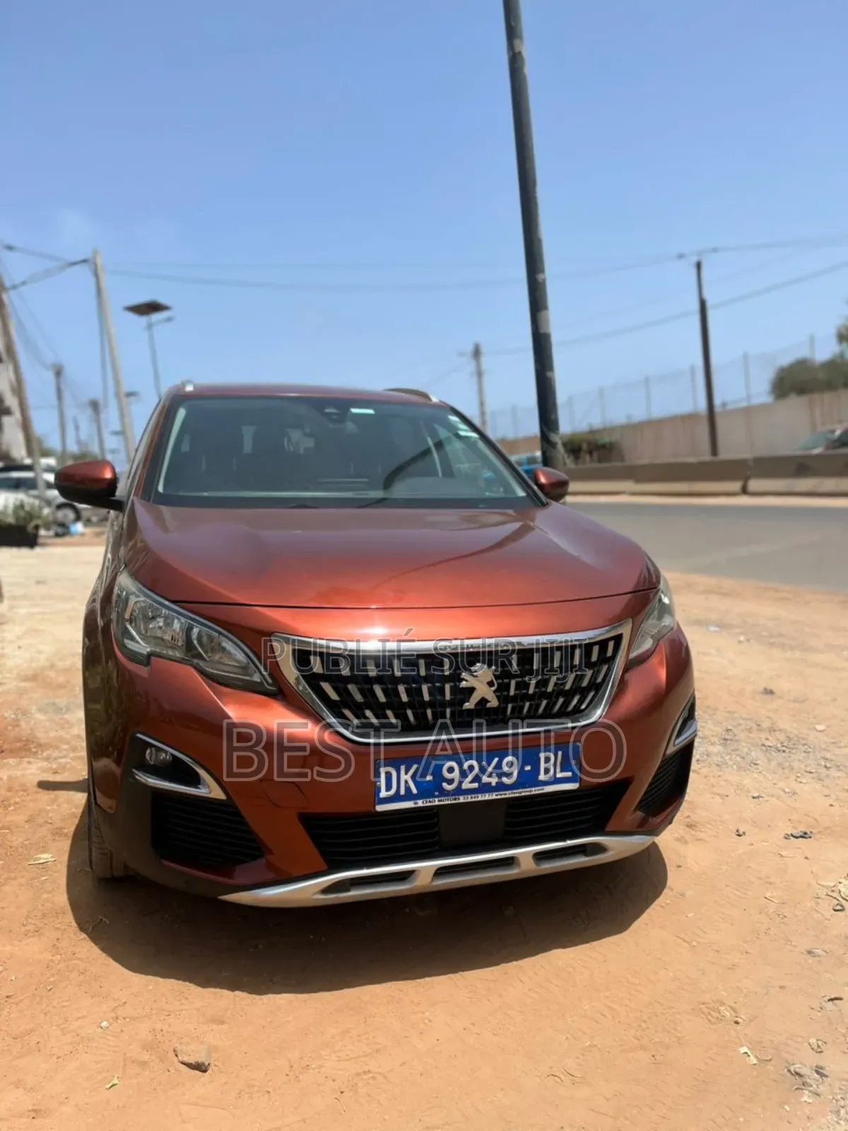 PEUGEOT 3008 2018 Orange