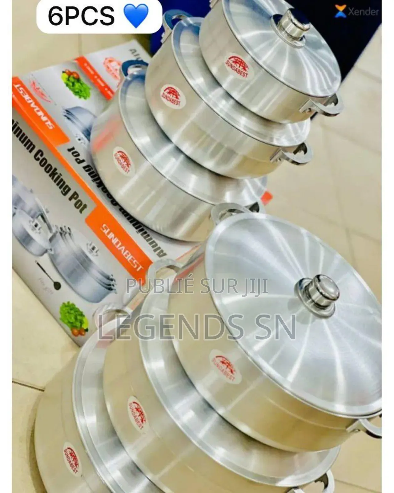 Marmite 6 Pièces 25 000f