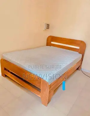 Lit 2 Places en Bois Solide