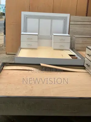 Lit 2 Places en Bois Laminé