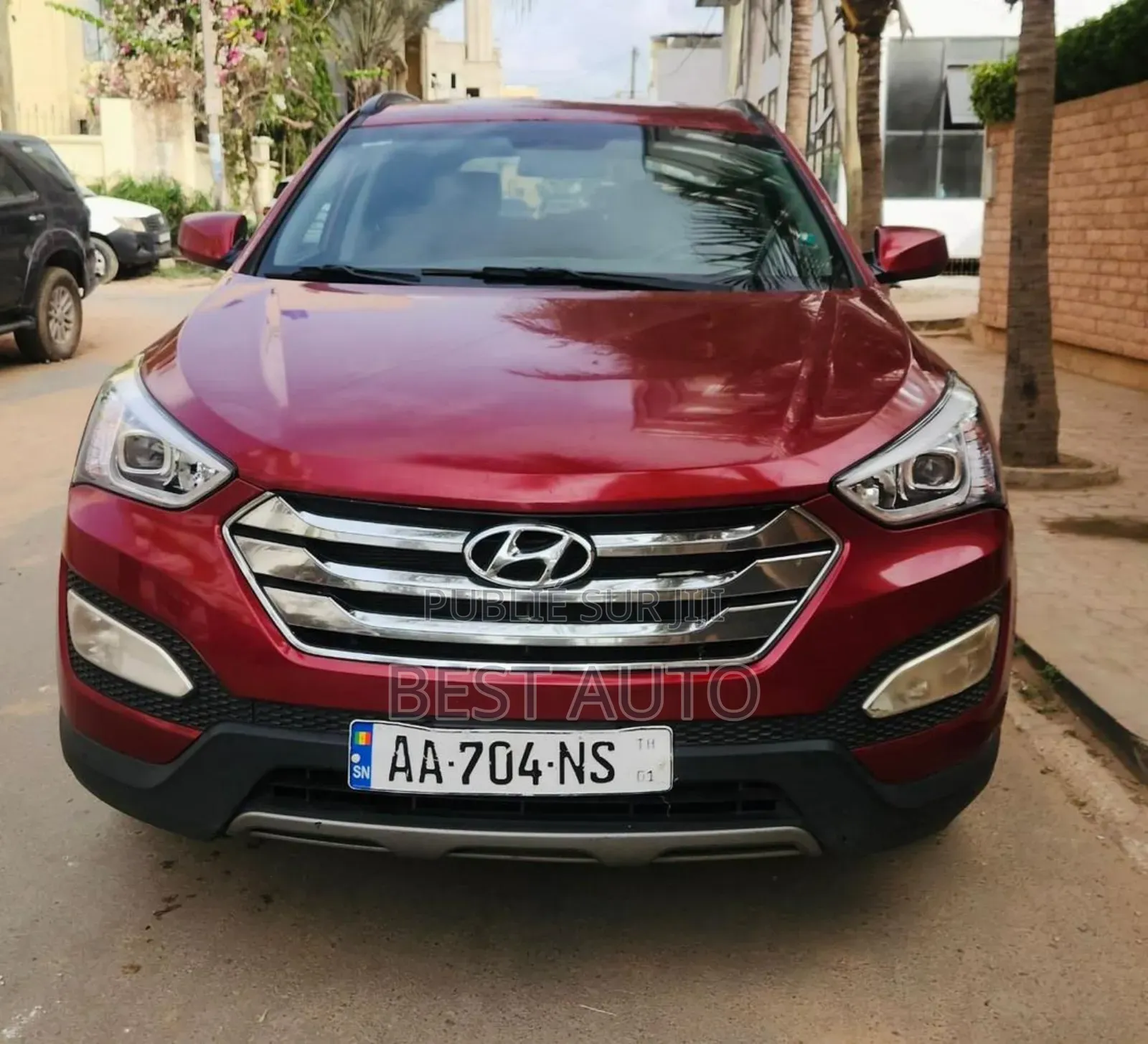 Hyundai Santa Fe 2014 Rouge