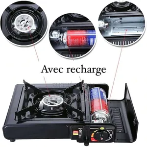 Réchaud De Camping Portable Avec Recharge Gaz Butane