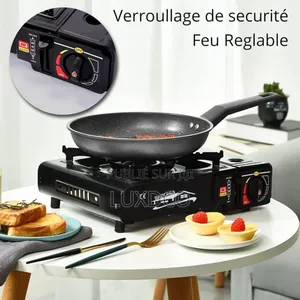 Réchaud De Camping Portable Avec Recharge Gaz Butane