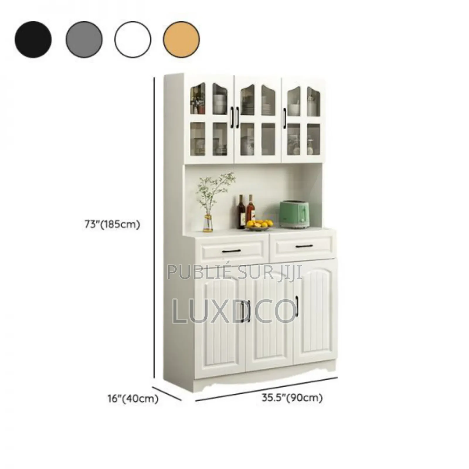 Armoire Vaisselier Multicouche en Bois.