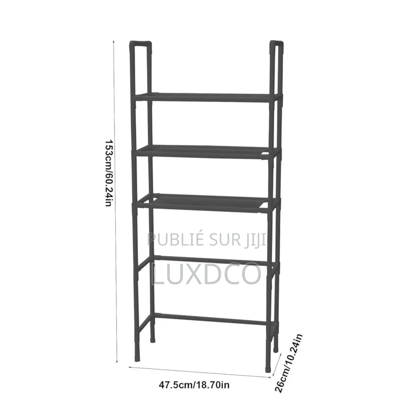 Étagère De Rangement en Plastique À 3 Niveaux.