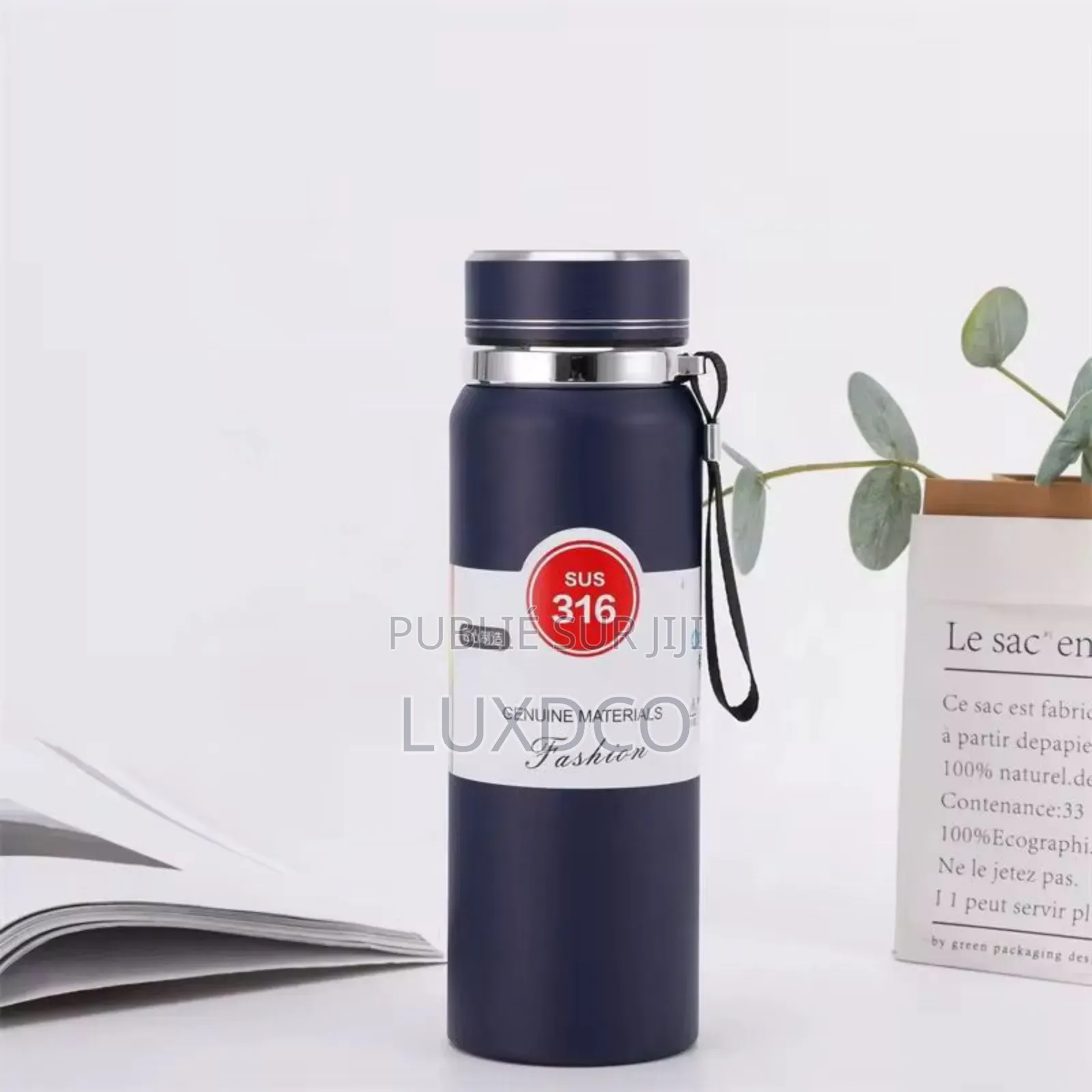 Thermousse d'Eau À Double Isolation en Acier Inoxydable.