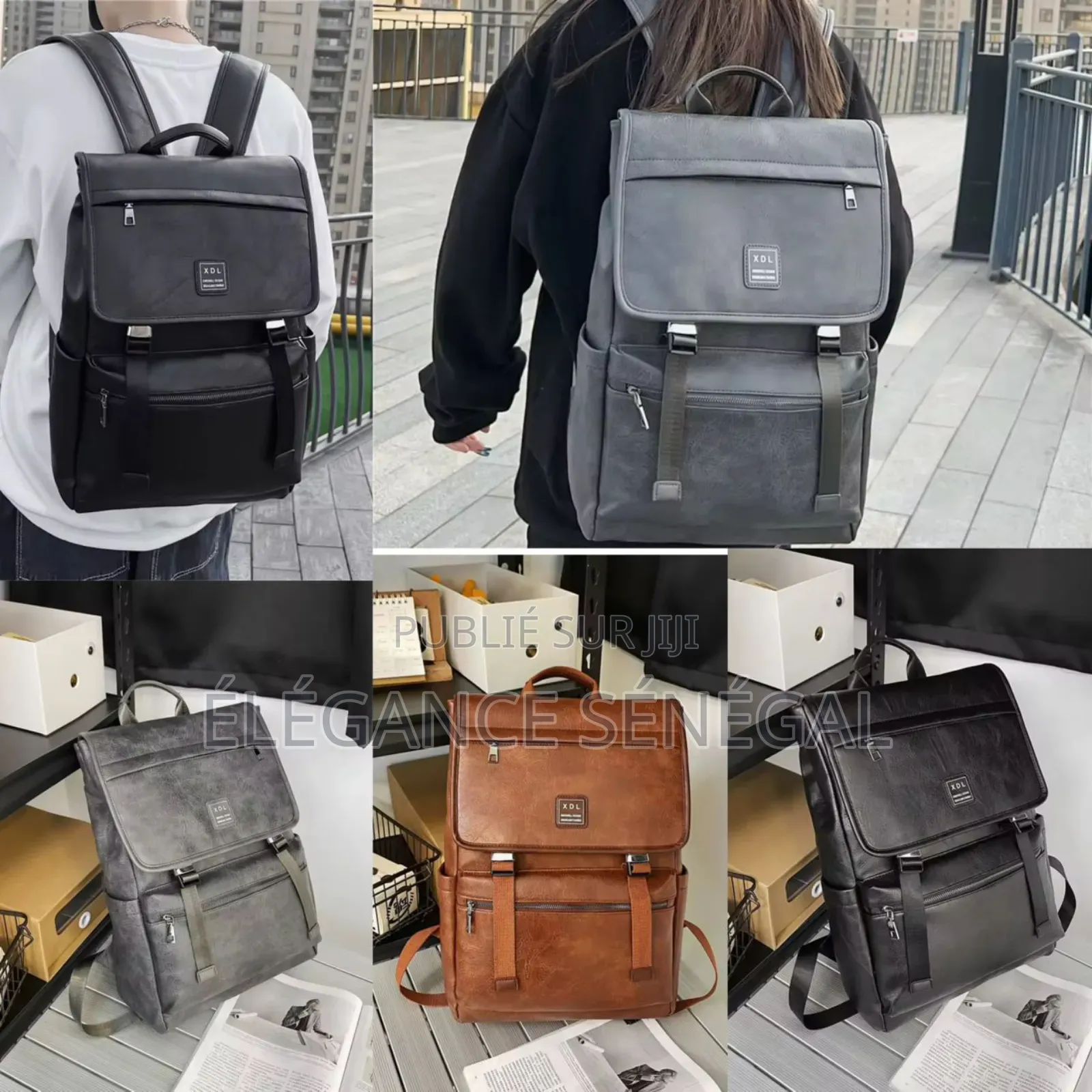 Sac D'ordinateur En Cuir De Grande Capacité A Dakar