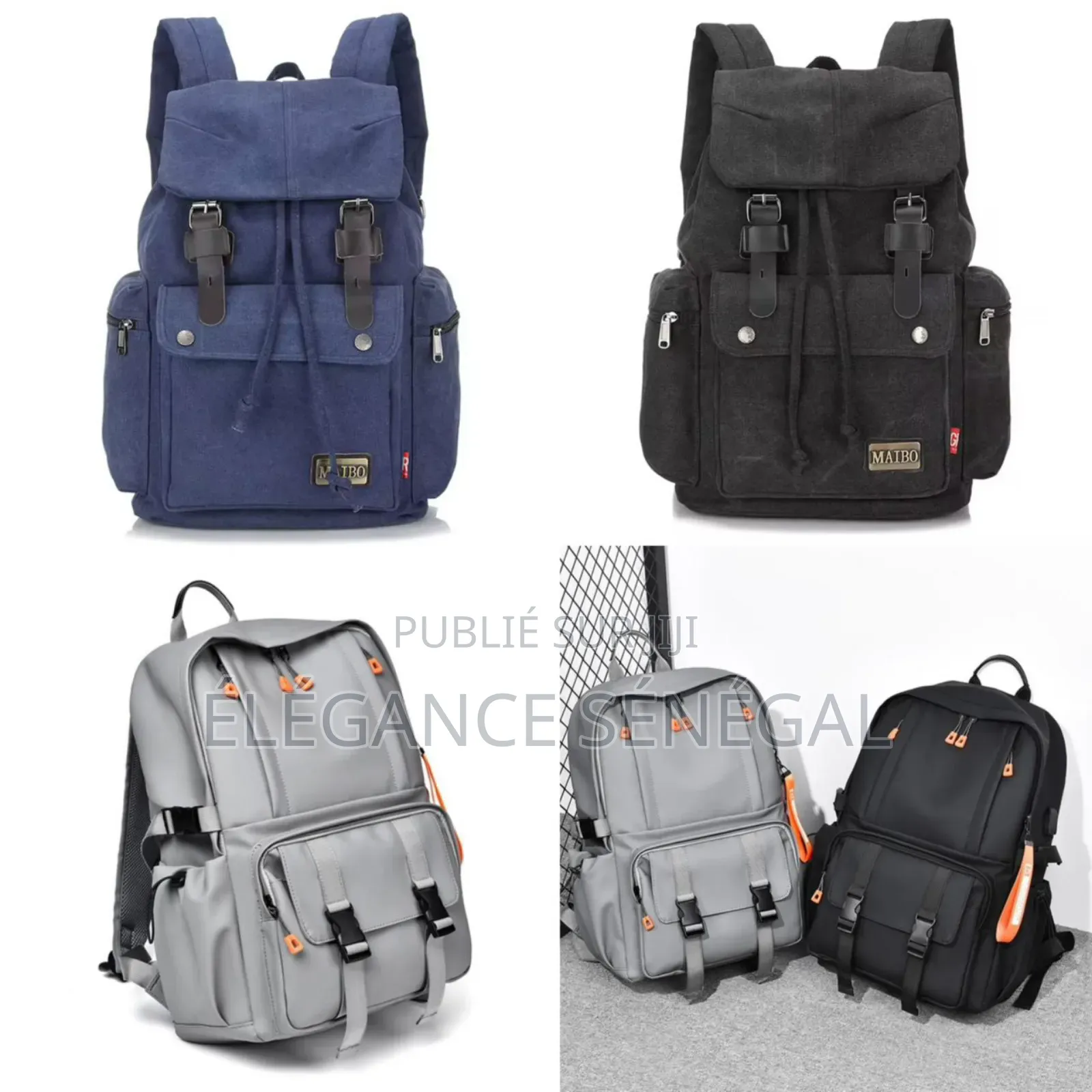 Sac D'ordinateur En Cuir De Grande Capacité A Dakar