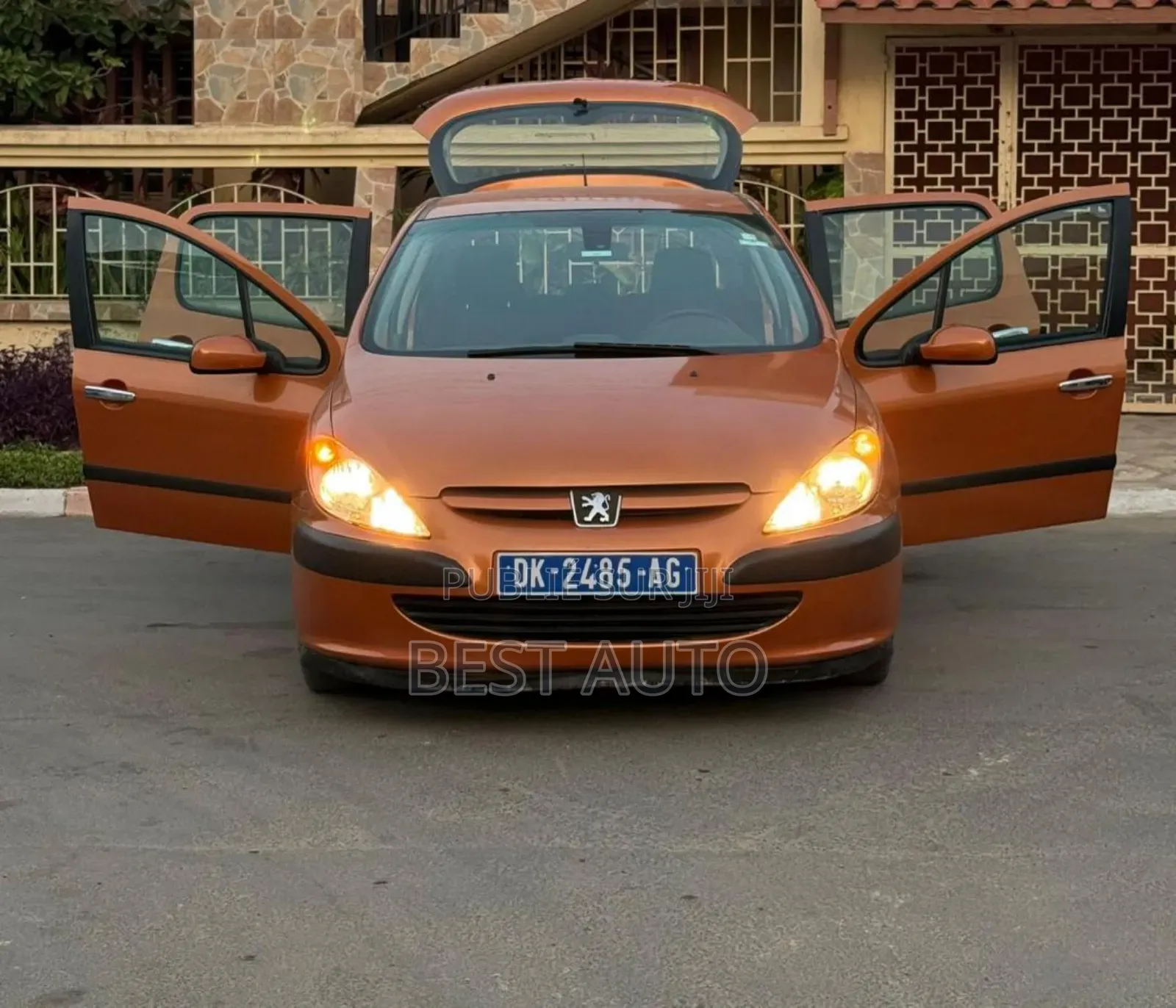 PEUGEOT 307 2010 Orange