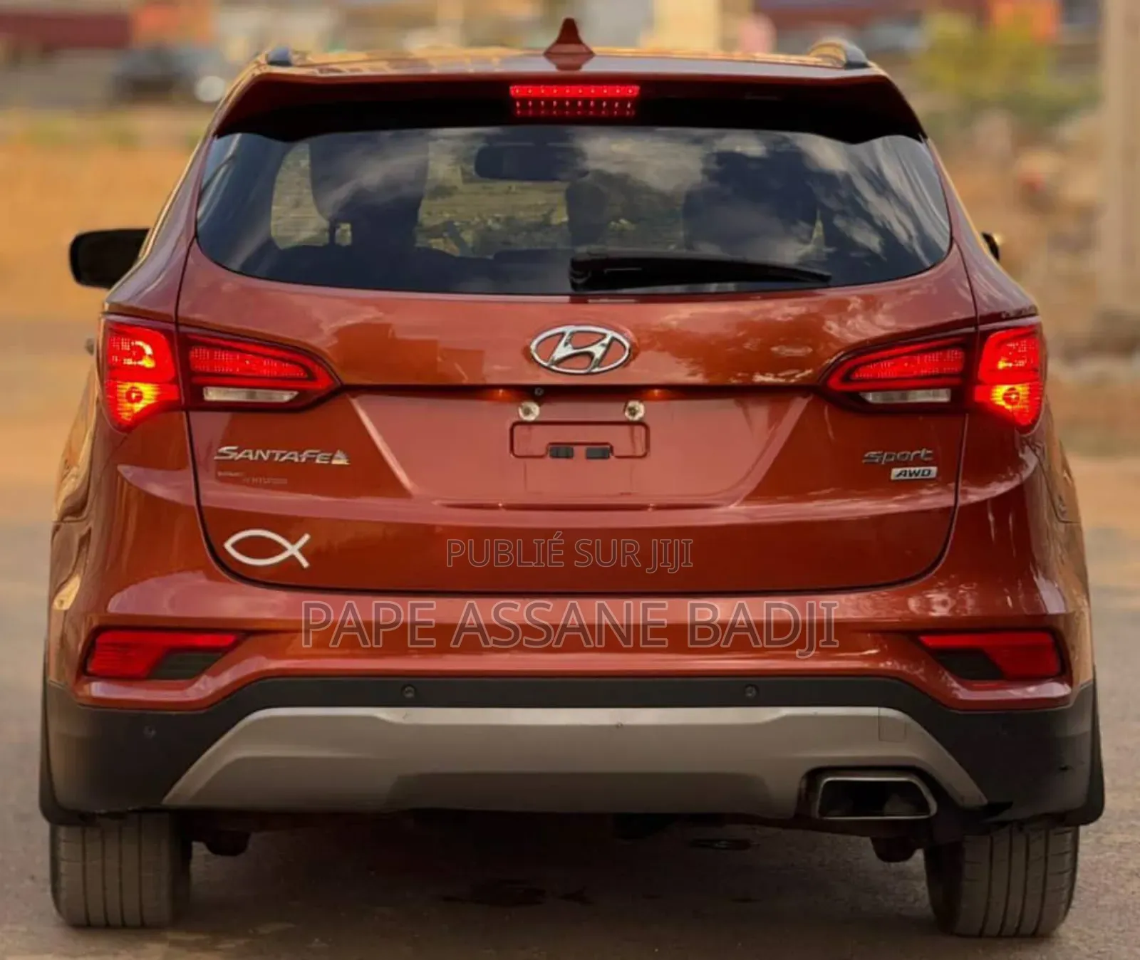 Hyundai Santa Fe Limited Ultimate AWD 2017 Orange