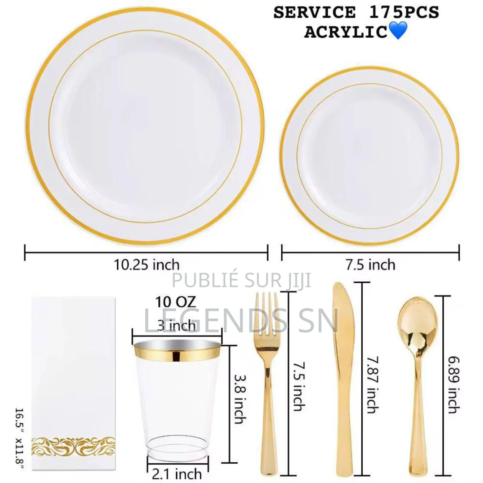 Services 175 Pièces