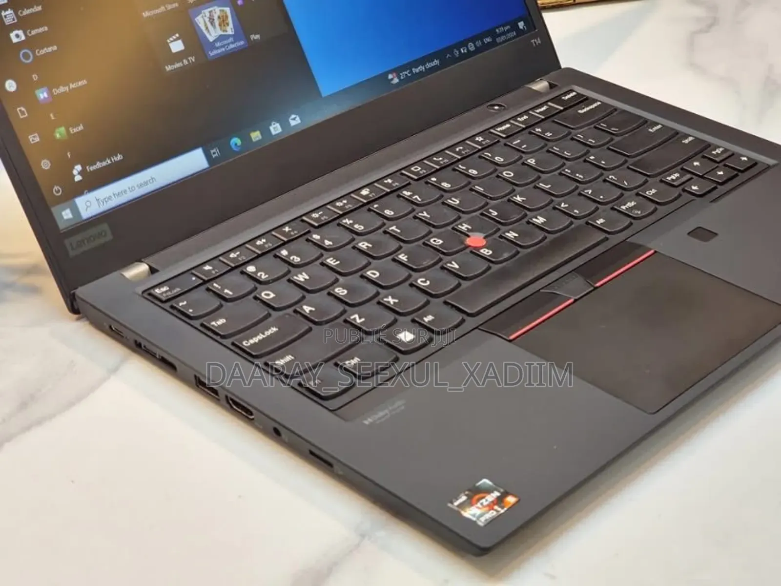 Ordinateur Portable Lenovo ThinkPad T14 16GB AMD Ryzen 7 SSD 256GB