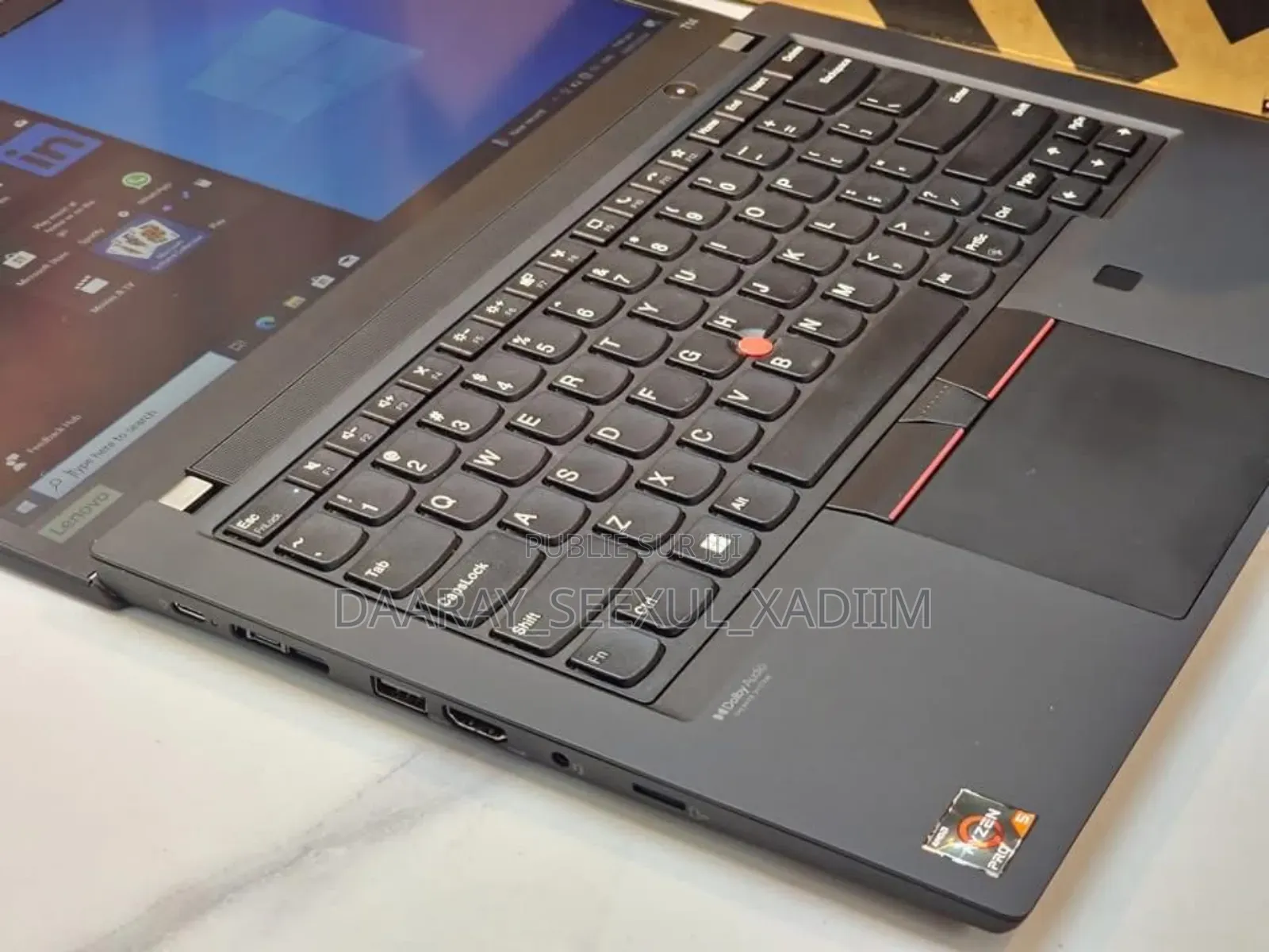 Ordinateur Portable Lenovo ThinkPad T14 16GB AMD Ryzen 7 SSD 256GB