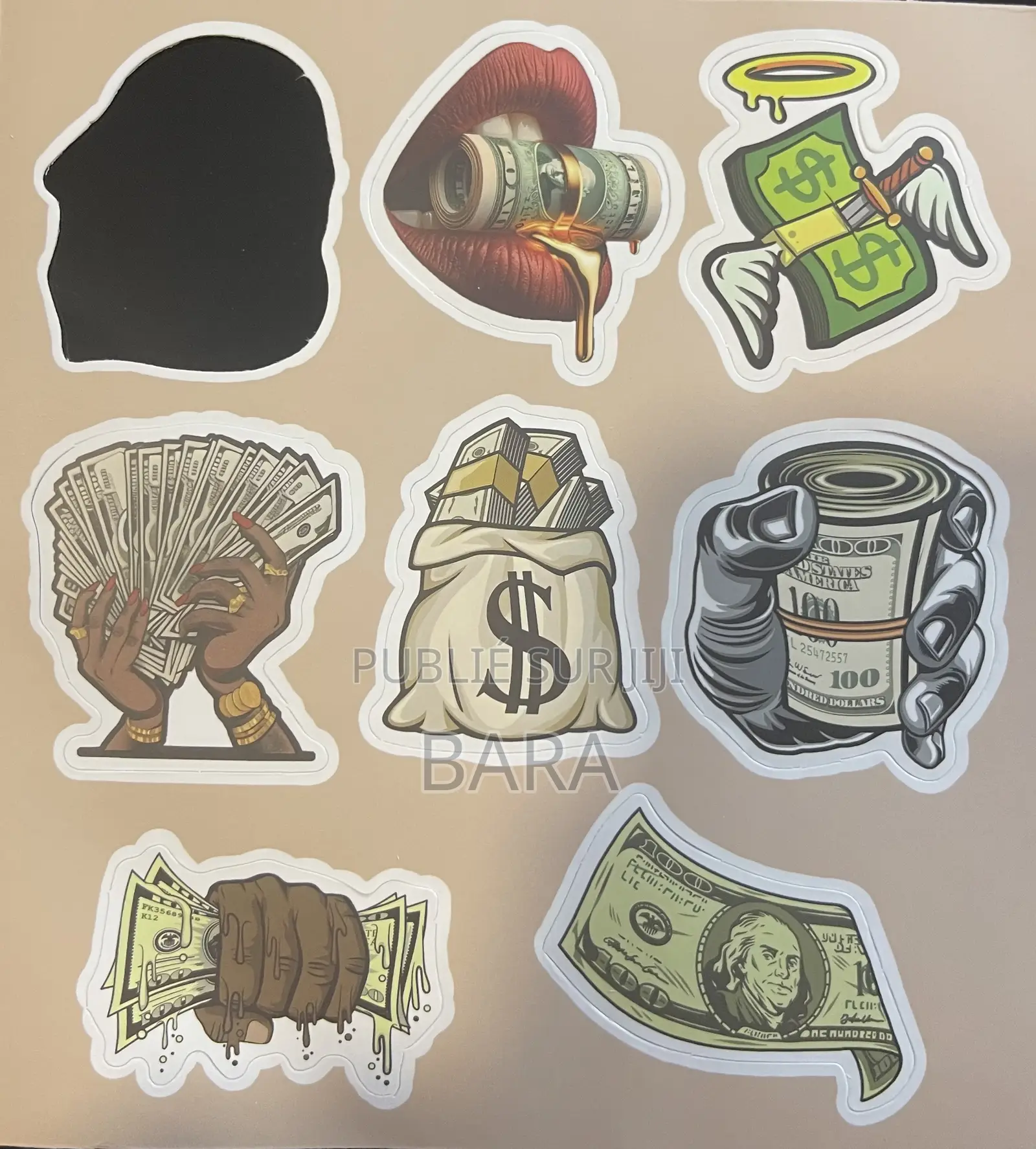 Stickers/Autocollant Argent
